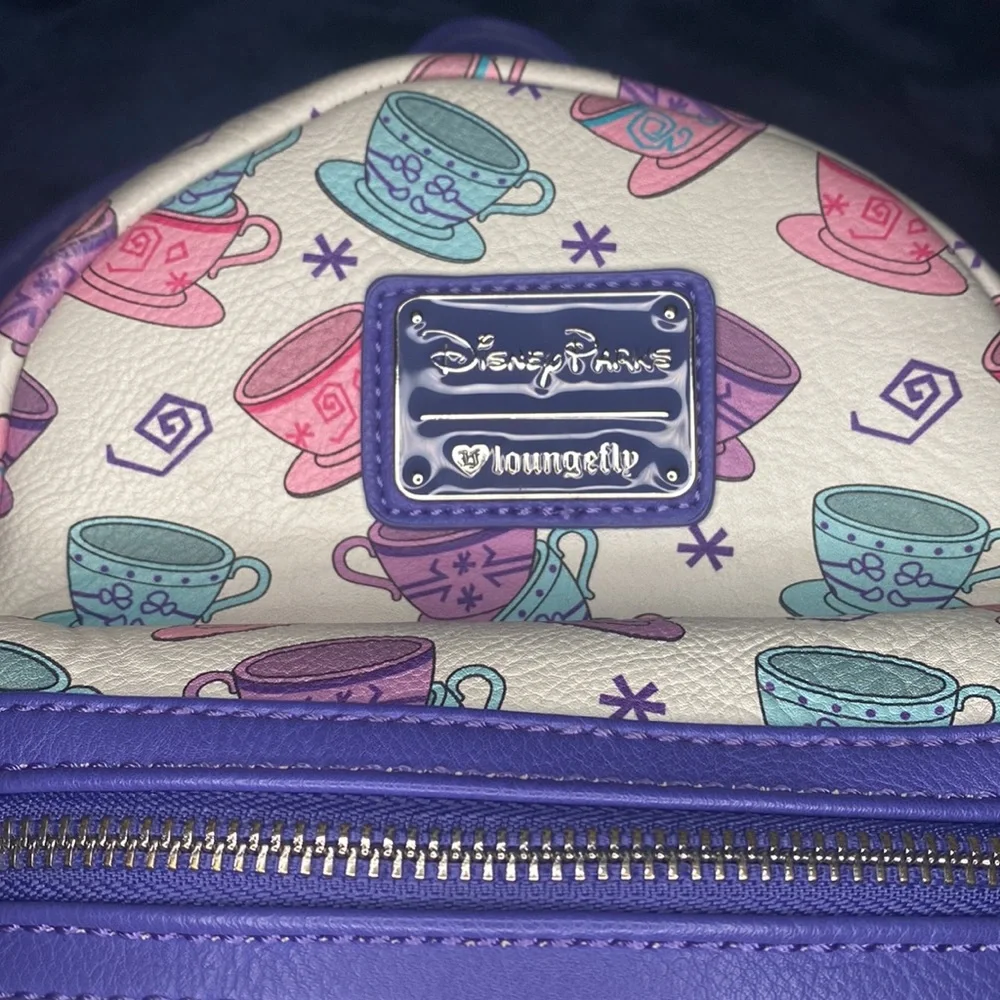 Mad Tea Party Backpack Loungefly Disneyland Park Exclusive‎ Alice In Wonderland